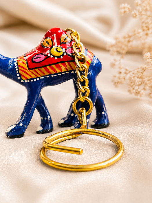 Handmade Camel Metal Keychain | Colorful Camel Key Ring for Car & Bike  Keys