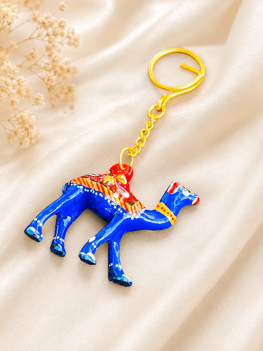 Handmade Camel Metal Keychain | Colorful Camel Key Ring for Car & Bike  Keys