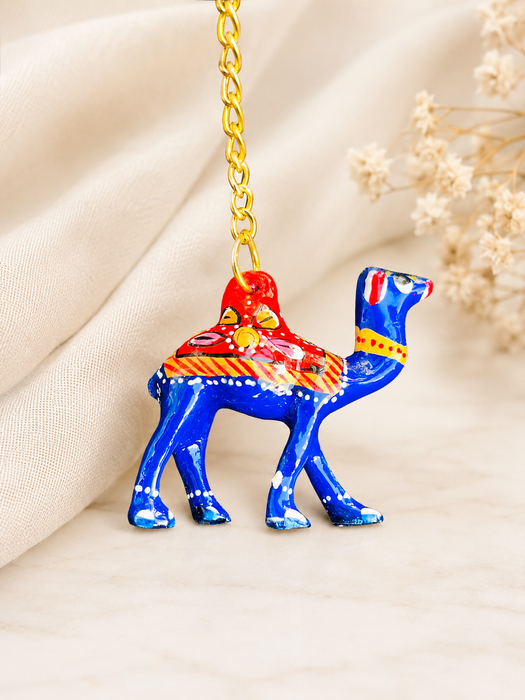 Handmade Camel Metal Keychain | Colorful Camel Key Ring for Car & Bike  Keys
