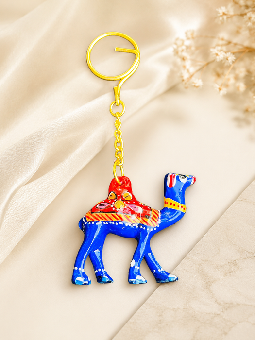 Handmade Camel Metal Keychain | Colorful Camel Key Ring for Car & Bike  Keys
