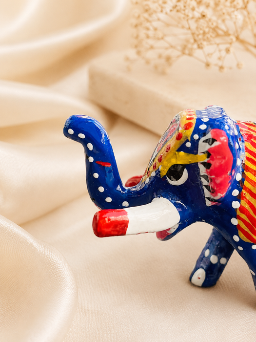 Handmade Elephant Metal Keychain | Colorful Camel Key Ring for Car & Bike  Keys