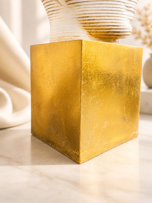 Abstract Face Resin Sculpture for Home Decor | Modern Artistic Tabletop Showpiece