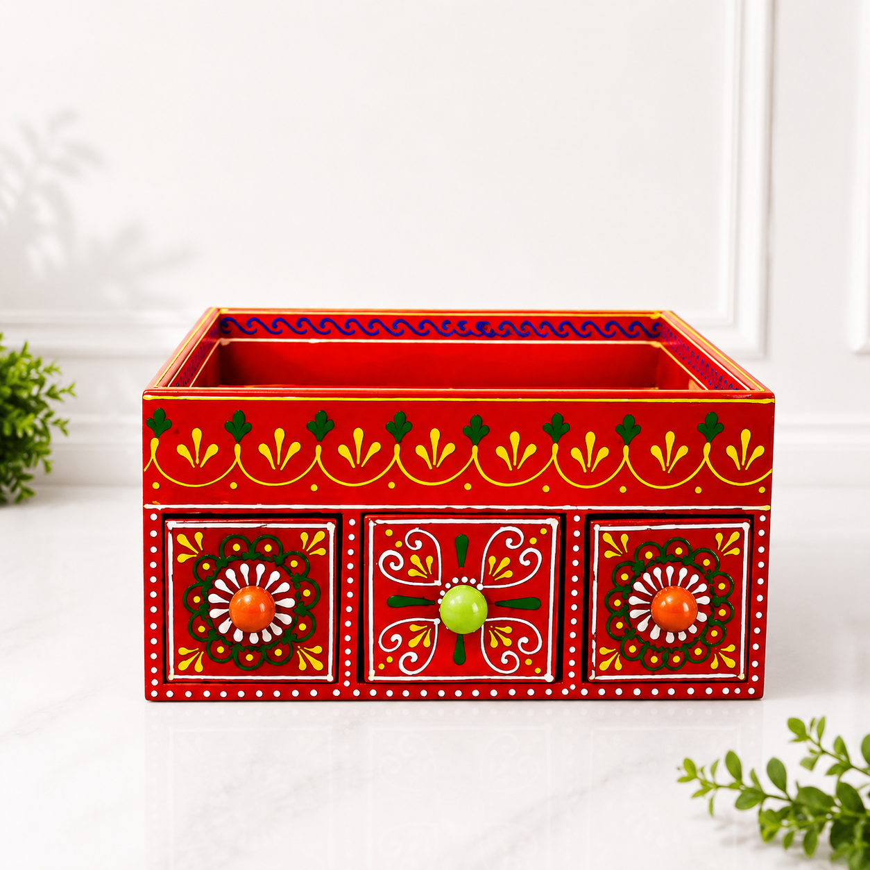 Wooden & Ceramic Handcrafted Drawers