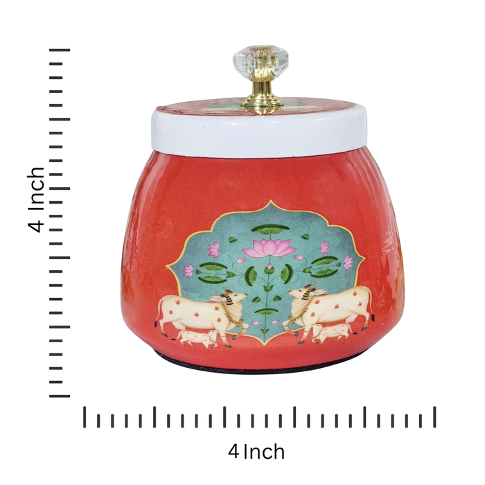 Exquisite Pichwai Art Dry Fruit Box: A Blend of Tradition and Elegance