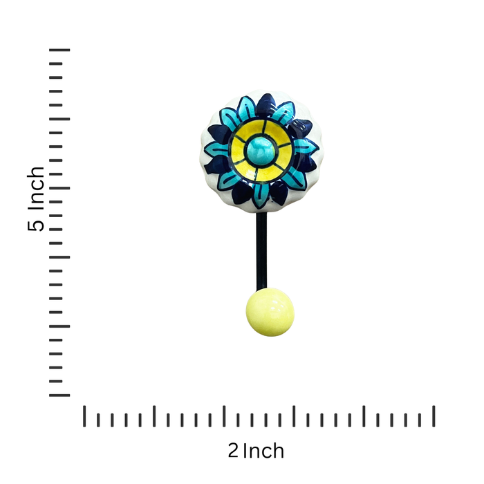 Decorative Ceramic Flower Key Holder – Functional and Fun