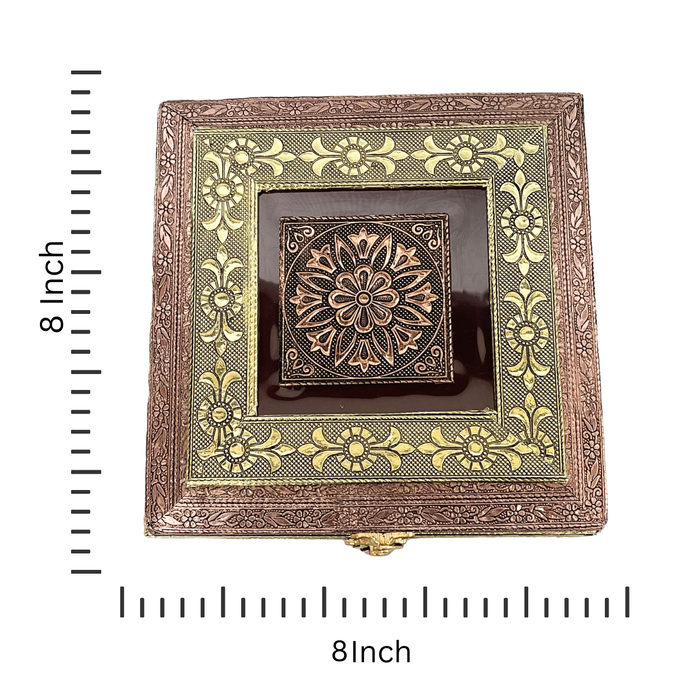 Elegant Wooden Dry Fruit Box for Storage or Decoration