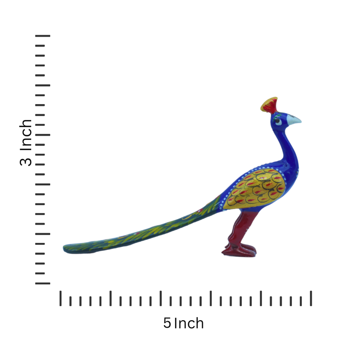 Elegant Handcrafted Walking Peacock Home Decor