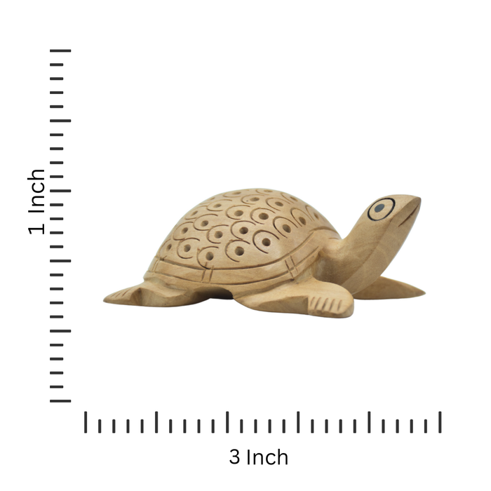 Handcrafted Wooden Tortoise Figurine Decorative Showpiece for Home Decor, Vastu & Gift Item