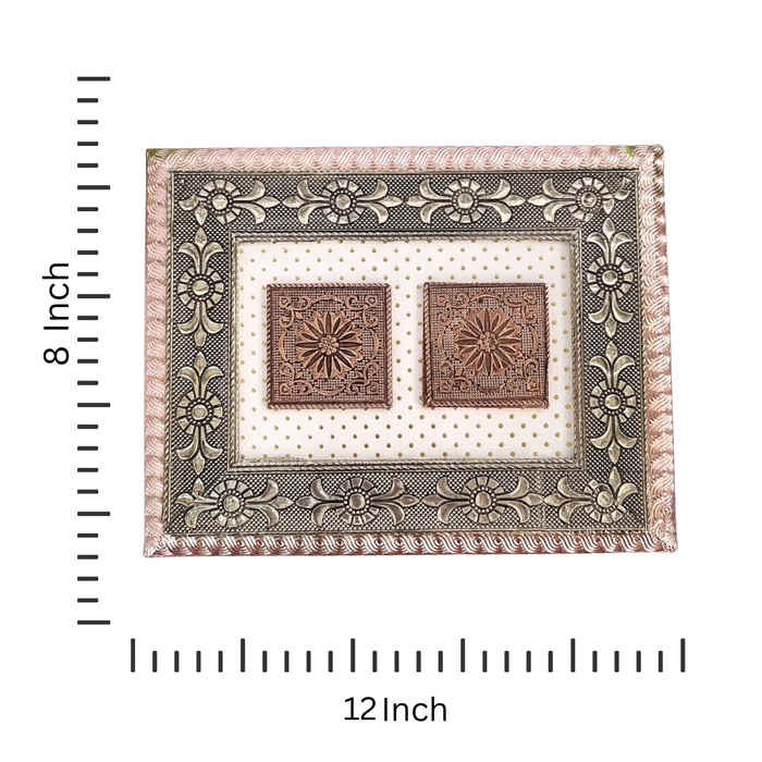 Traditional Wooden Dry Fruit Box with Twin Elegant Designs