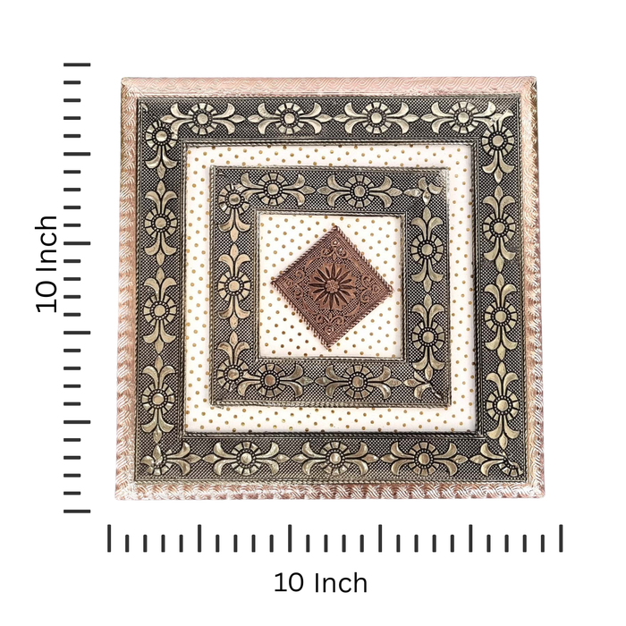 Wooden Handmade Meenakari Dry Fruit Box for festive occasions