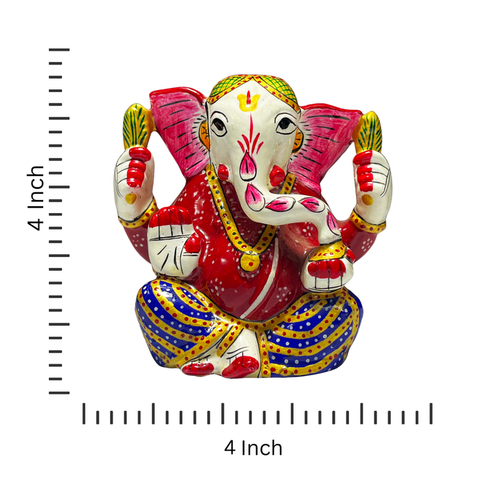 Handcrafted Modern Ganesh Ji Murti - 9.5 Inch Decorative Sculpture