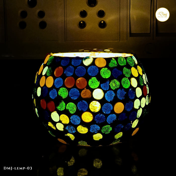Buy Colorful Glass Mosaic Table Lamp for Home Decor