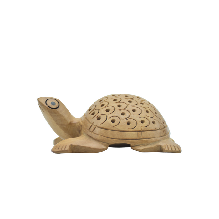 Handcrafted Wooden Tortoise/Turtle Figurine