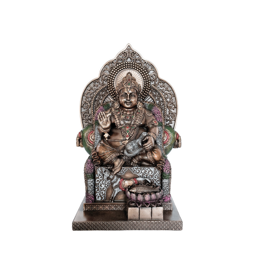 Polyresin Handcrafted Lord Kuber Ji Idol Decorative Statue