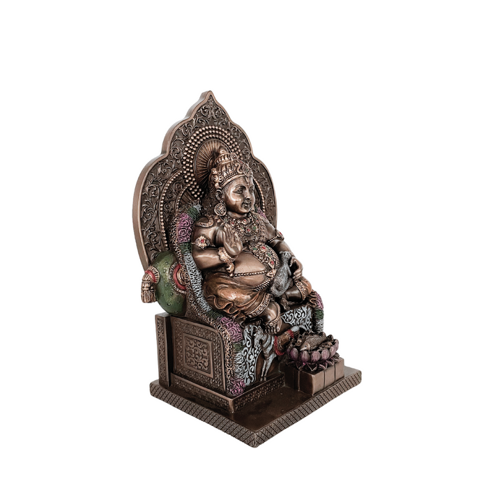 Polyresin Handcrafted Lord Kuber Ji Idol Decorative Statue