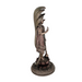 Poly Resin Copper Finish Lord Vishnu Decorative Idol Statue