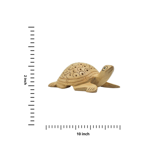 Handcrafted Wooden Tortoise