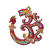 Handpainted Metal Peacock Om Vastu Wall Decor OM Wall Hanging