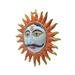 Handcrafted Metal Sun Face Figurine Wall Hanging