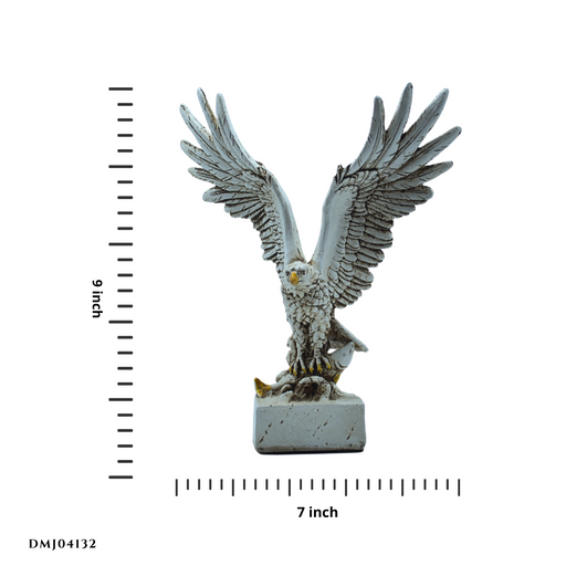 Premium White Resin Eagle Sculpture