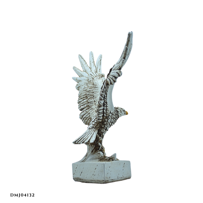 Premium White Resin Eagle Sculpture