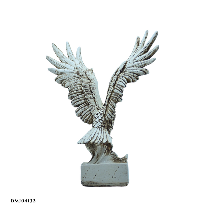 Premium White Resin Eagle Sculpture