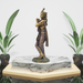 Resin Brass Finish Krishna Statue