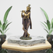 Resin Brass Finish Krishna Statue