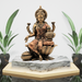 Resin Brass Finish Goddess Laxmi Statue Decorative Showpiece