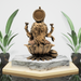 Resin Brass Finish Goddess Laxmi Statue Decorative Showpiece