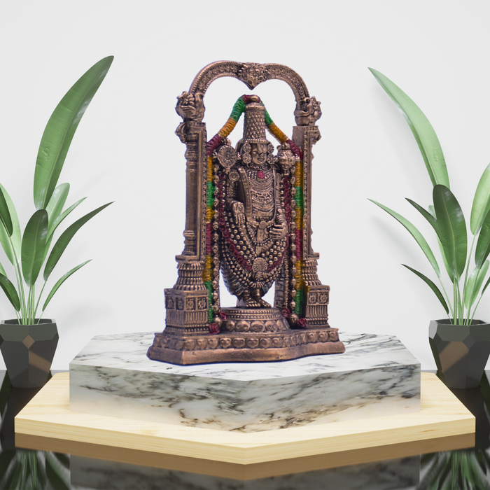 Elegant Tirupati Balaji Statue in Bronze