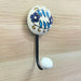 Floral Print Ceramic & Iron Wall Hook Online 2