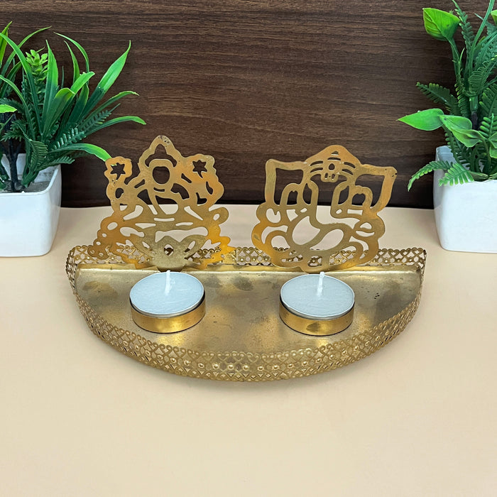 Ganesh Lakshmi Tea Light Holder 4