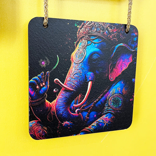 Multicolored Lord Ganesh Wall Hanging Decor