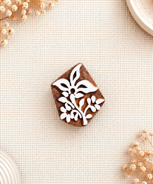 Hand Carved Wooden Printing Blocks | Set of 7 Traditional Designs