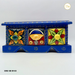 Handcrafted Blue Color Wooden Ceramic Drawer Storage Box