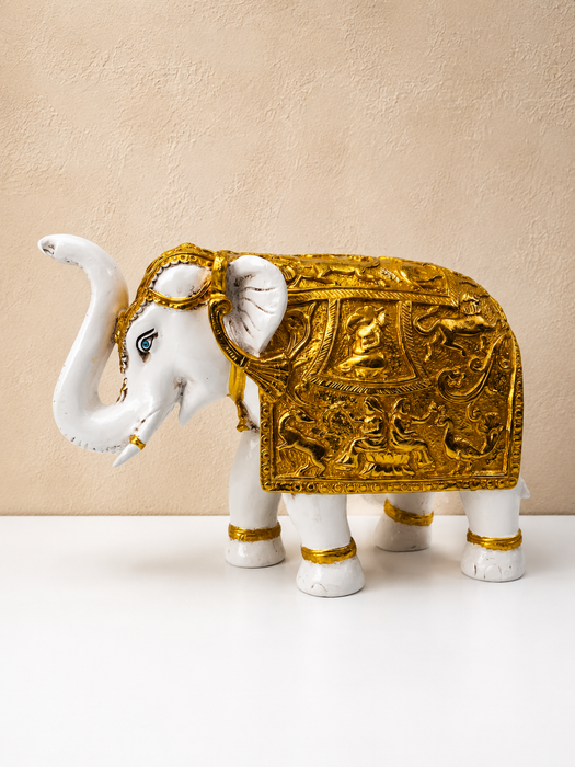 Handcrafted Decorative Elephant Showpiece | Traditional Indian Home Decor
