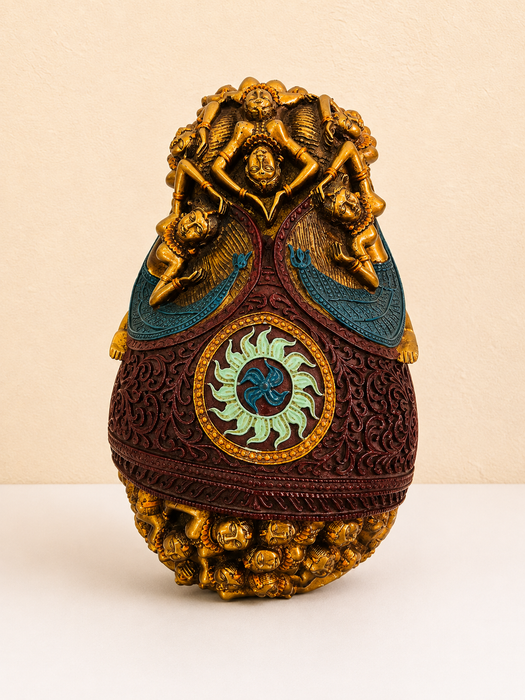 Handcrafted Indian Elephant Sculpture | Traditional Decorative Showpiece