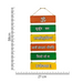 Wooden Gayatri Mantra Wall Hanging