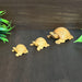 Handcrafted Wooden Tortoise Set