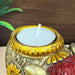 Handmade Elephant Hand Painted Tea Light Candle Set 7