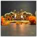 Handmade Golden Laxmi Chopda with Double Elephant Design
