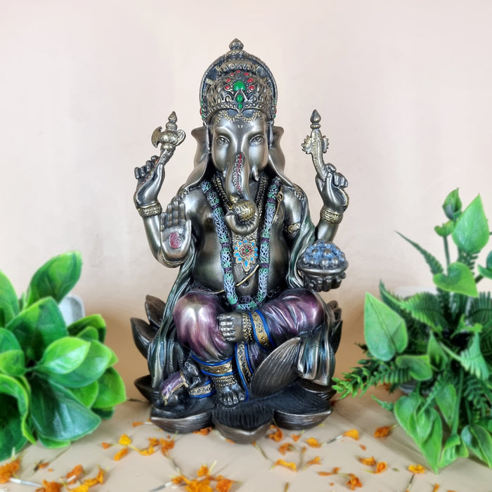 Handcrafted Lord Ganesha Idol | Decorative Ganesh Statue for Home & Office