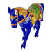 Handpainted Meenakari Metal Horse Statue