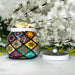 Handpainted Pichwai Art Metal Dry Fruits Jar