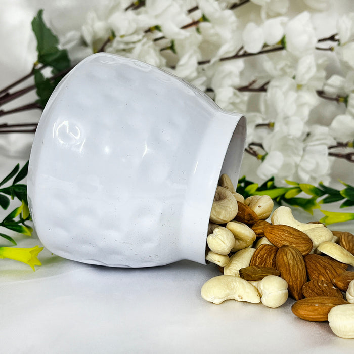Elegant Ceramic Storage Jar with Floral Lid | Decorative Multipurpose Container