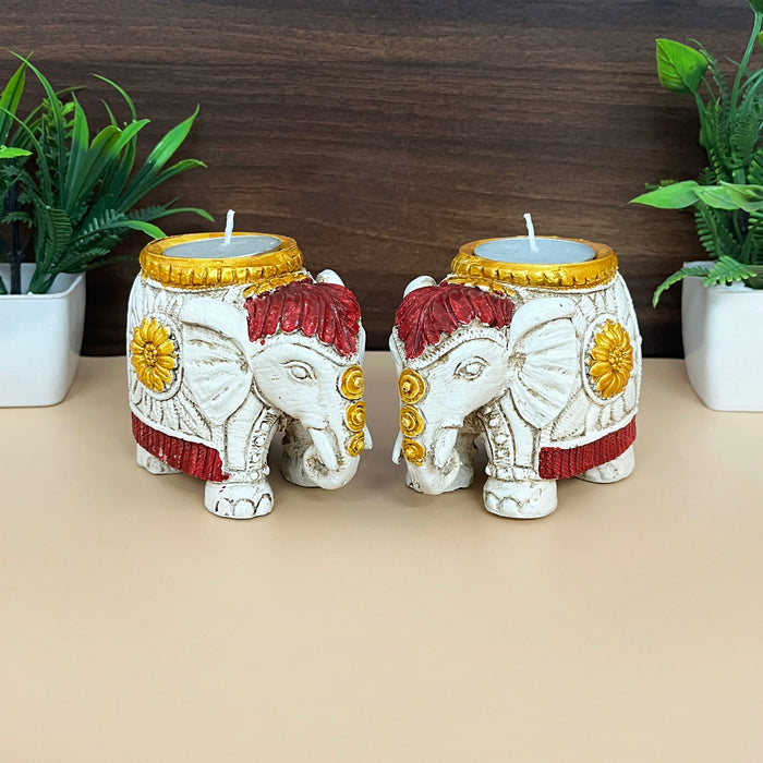 Handmade Elephant Candle Set