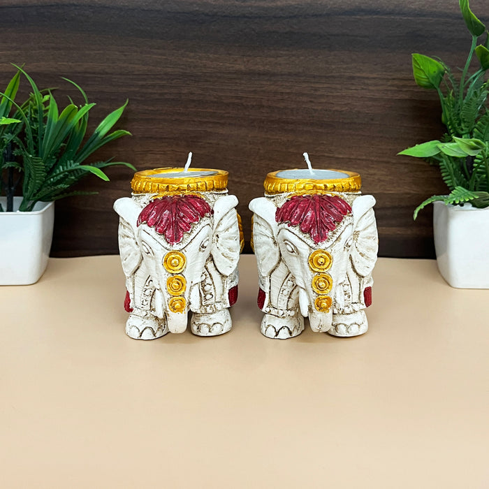 Handmade Elephant Candle Set