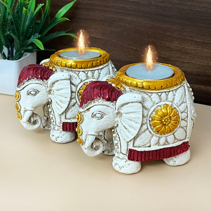 Handmade Elephant Candle Set