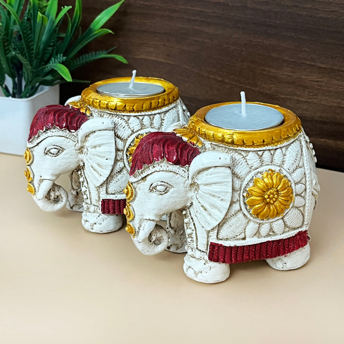 Handmade Elephant Candle Set